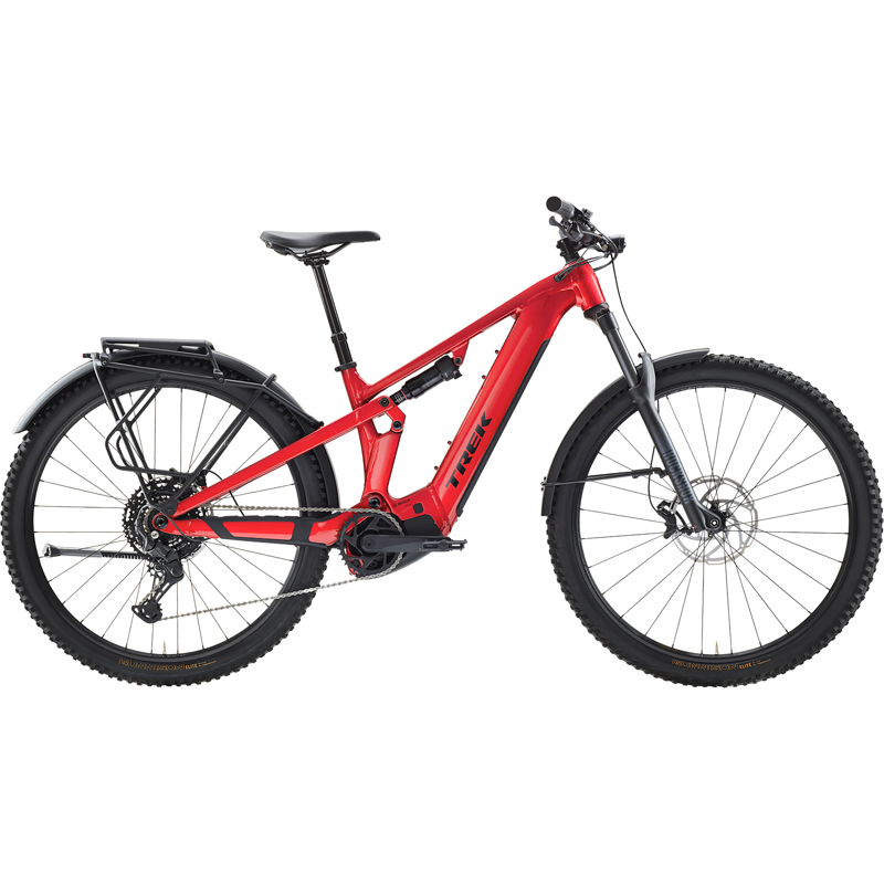 Balfes Bikes Trek Powerfly FS4 8EQEU Full Suspension Mountain Bike 2027 in Fury Red Dark Star Gloss | Free postage over £30, £10 off first order, price match & 0% finance.