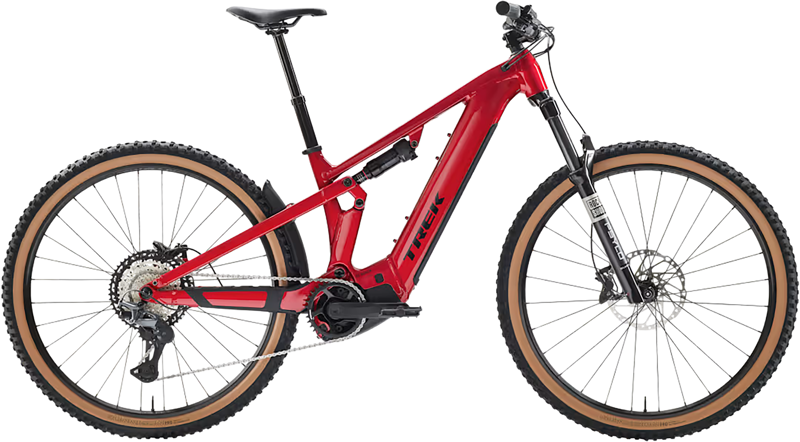 Trek Powerfly FS+ 5 Gen 4 Full Suspension Electric Mountain Bike 2027 in Fury Red