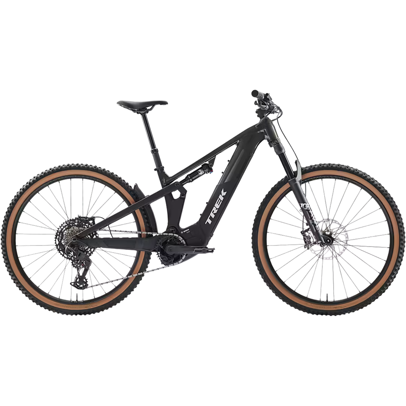 Balfes Bikes Trek Powerfly FS+ 6 EU Full Suspension Mountain Bike 2027 in Lithium Trek Black | Free postage over £30, £10 off first order, price match & 0% finance.