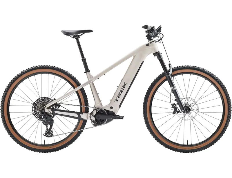 Trek POWERFLY+ 8 Gen 5 Electric Hardtail Mountain Bike 2027 in Buff Beige/Supernova