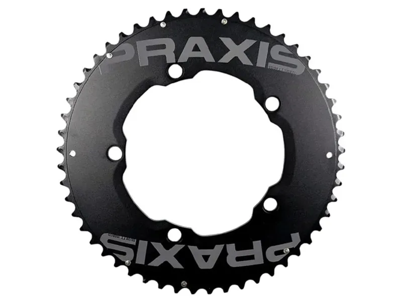 Praxis Works CR 130 BCD Aero TT Chainring 56/42 12sp in Black