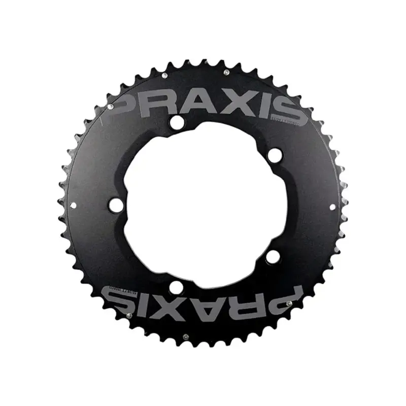 Balfes Bikes Praxis Works CR 130 BCD Aero TT Chainring 56/42 12sp in Black | Free postage over £30, £10 off first order, price match & 0% finance.