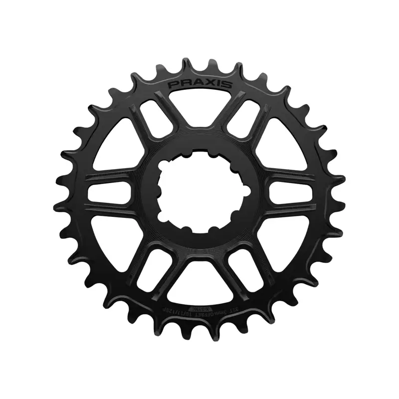 Balfes Bikes Praxis Works Direct Mount NW 3mm Offset 34t Chainring in Black | Free postage over £30, £10 off first order, price match & 0% finance.