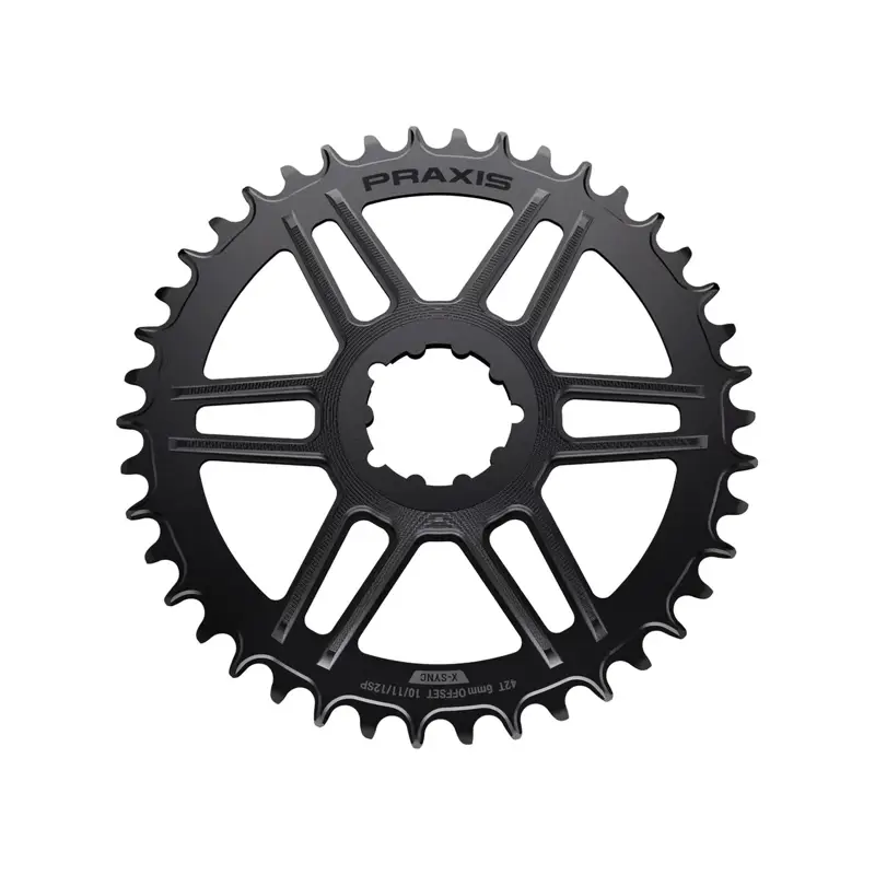 Balfes Bikes Praxis Works Direct Mount NW Road 1x Chainring 42t in Black | Free postage over £30, £10 off first order, price match & 0% finance.