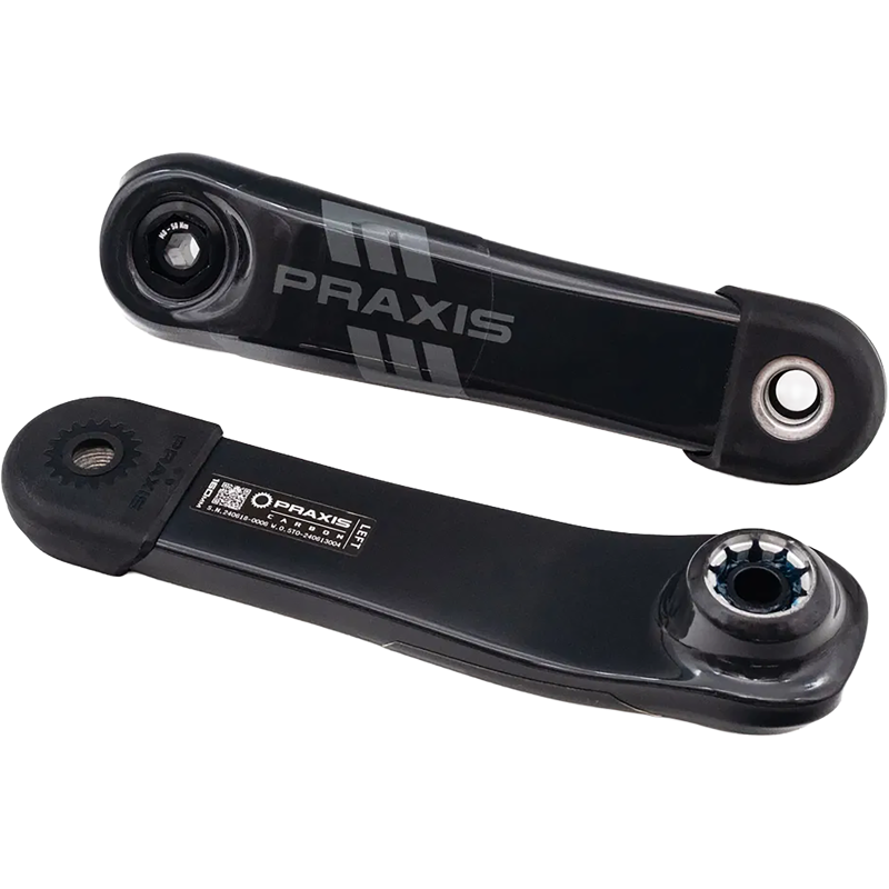 Balfes Bikes Praxis Works E-Cranks Type 2 Carbon 165mm in Black | Free postage over £30, £10 off first order, price match & 0% finance.