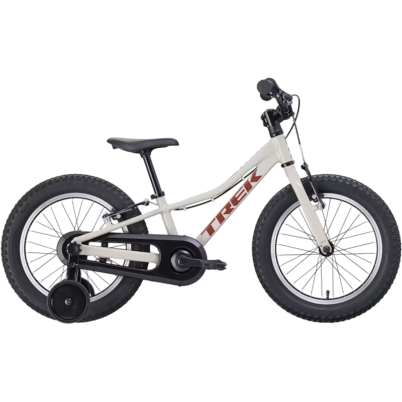 Balfes Bikes Trek Precaliber 16 inch Freewheel Kids Bike 2027 in Buff Beige | Free postage over £30, £10 off first order, price match & 0% finance.