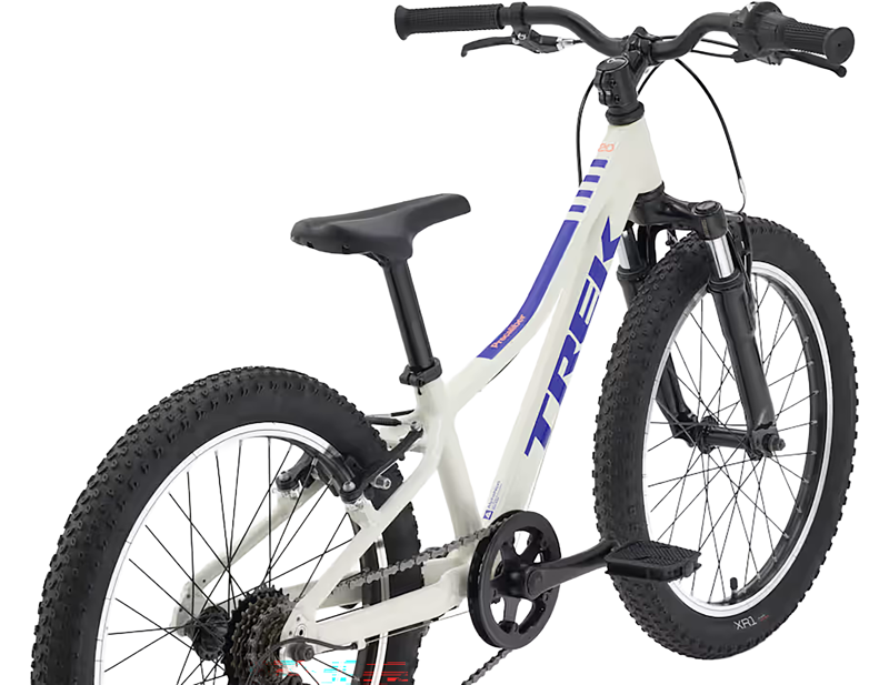 Trek Precaliber 20 Inch 7-Speed Kids Hybrid Bike 2027 in Era White-1