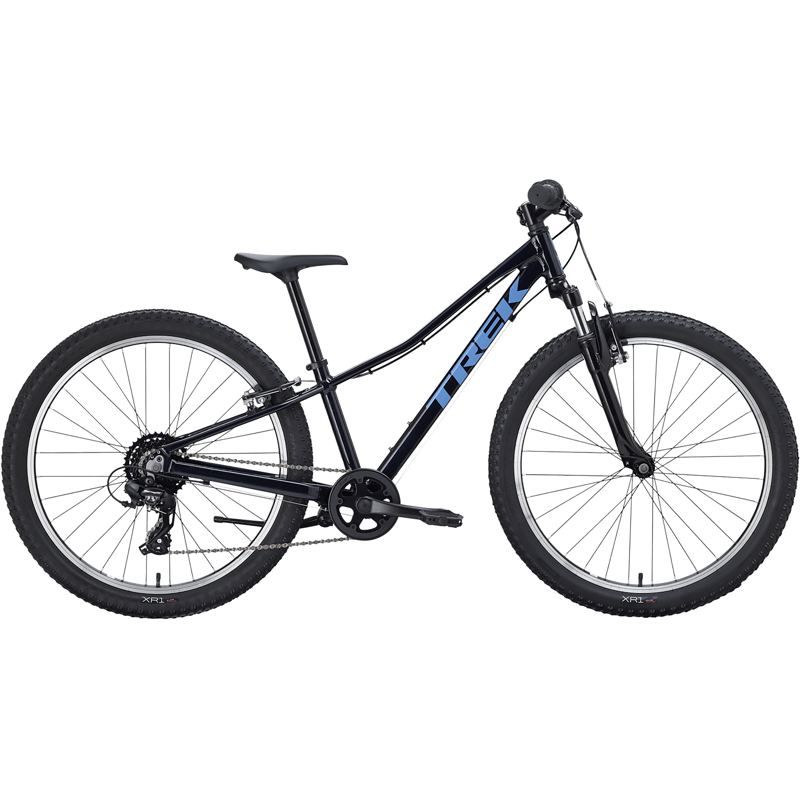 Balfes Bikes Trek Precaliber 24 Inch Suspension 8 Speed Kids Bike 2027 in Marianas Blue | Free postage over £30, £10 off first order, price match & 0% finance.