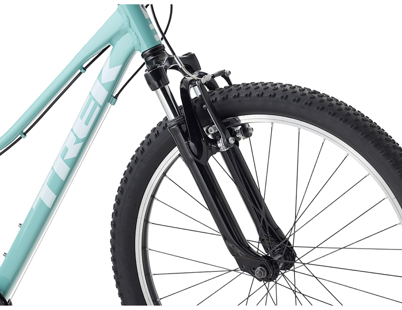 Trek Precaliber 24 Inch Suspension 8 Speed Kids Bike 2027 in Blue Sage-5