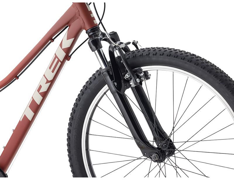 Trek Precaliber 24 Inch Suspension 8 Speed Kids Bike 2027 in Sedona Red-5