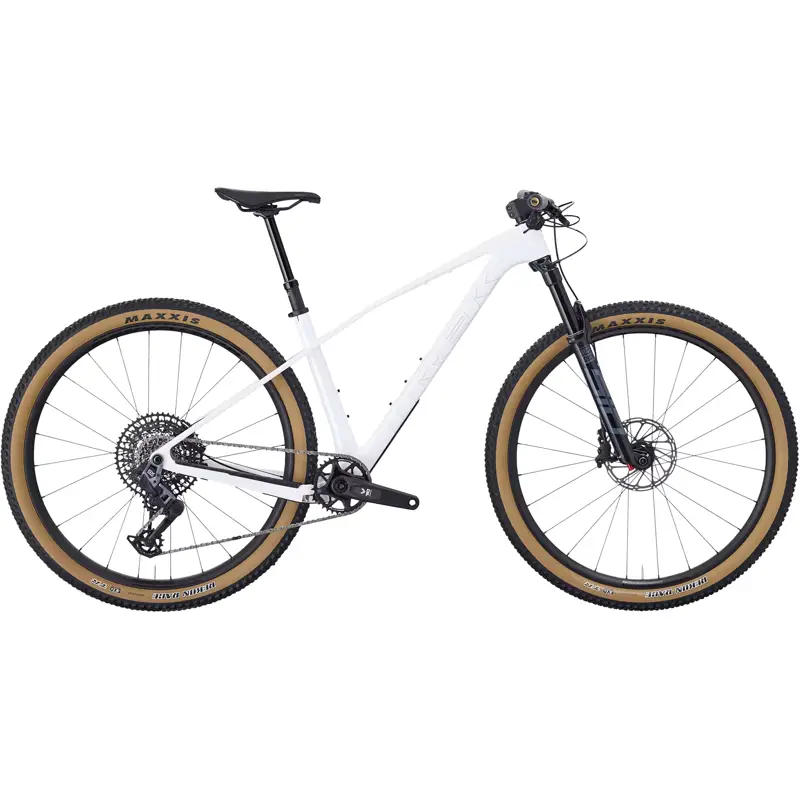 Balfes Bikes Trek PROCALIBER 9.7 Gen 3 Hardtail Carbon Mountain Bike 2027 in Crystal White | Free postage over £30, £10 off first order, price match & 0% finance.