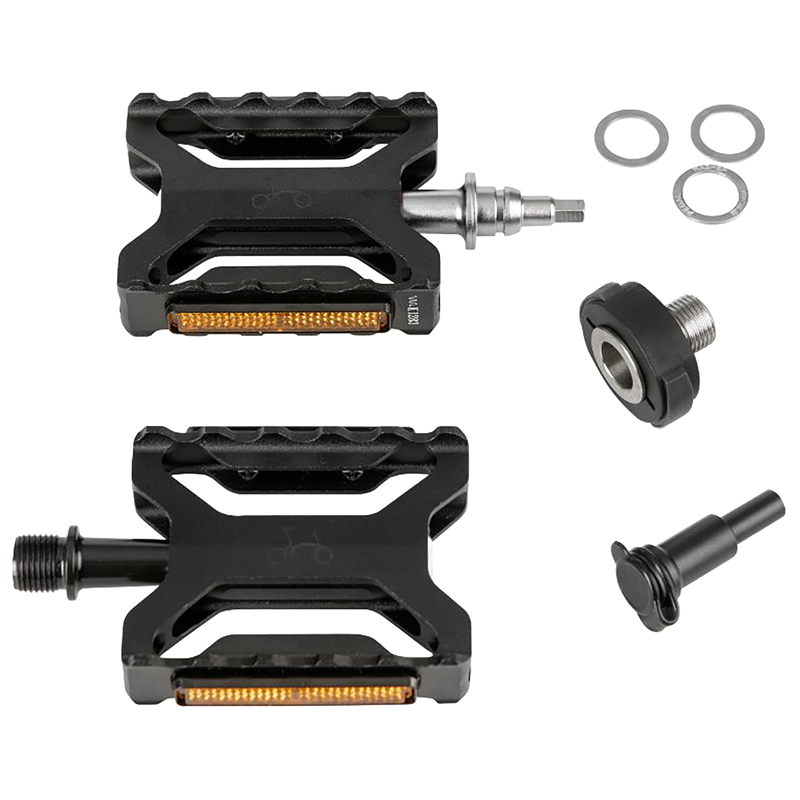 Balfes Bikes Brompton Superlight Quick Release Pedals in Black | Free postage over £30, £10 off first order, price match & 0% finance.