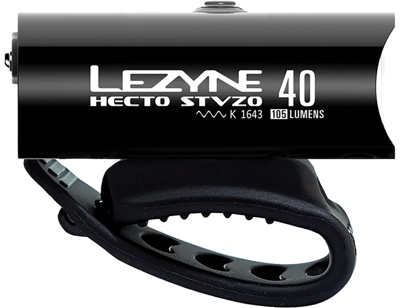 Lezyne 40 Stvzo Front Light Recharge in Black-2