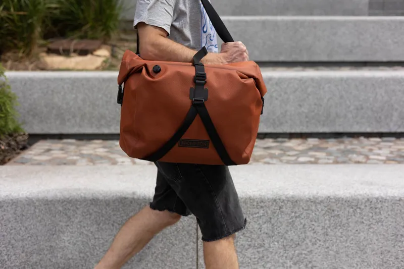 Brompton Waterproof Roll Top Large Frame in Copper-9
