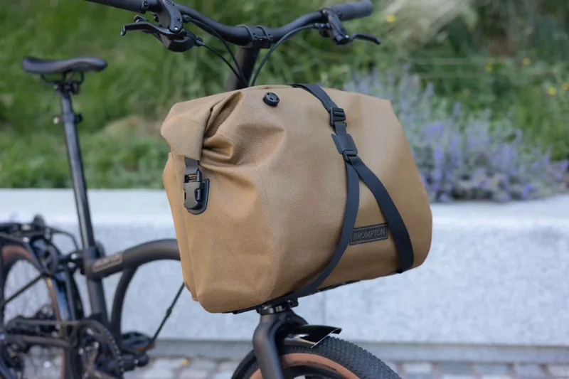 Brompton Waterproof Roll Top Large Frame in Bronze-6