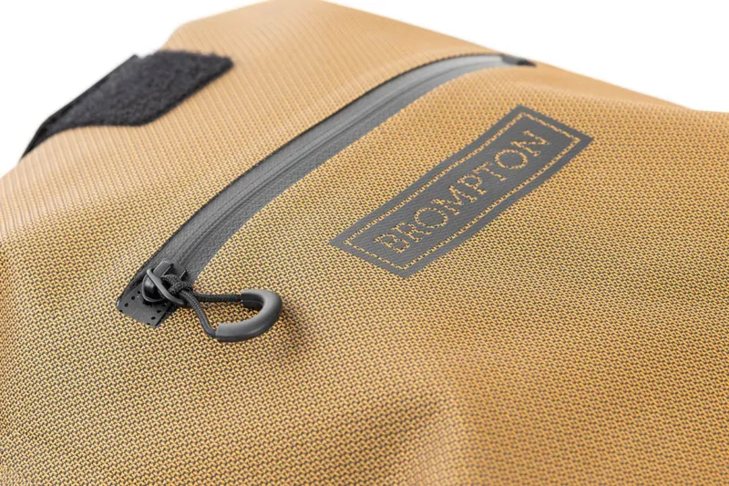 Brompton Waterproof Rolltop Small + Frame Backpack in Bronze-6