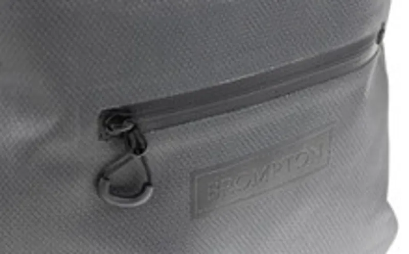Brompton Waterproof Rolltop Small + Frame Backpack in Anthracite-4