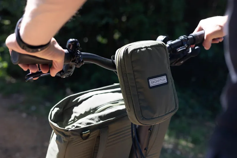 Brompton Zip Pouch in Olive Green