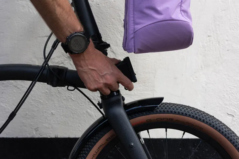 Brompton Tote Bag M + Frame in Lavender-1