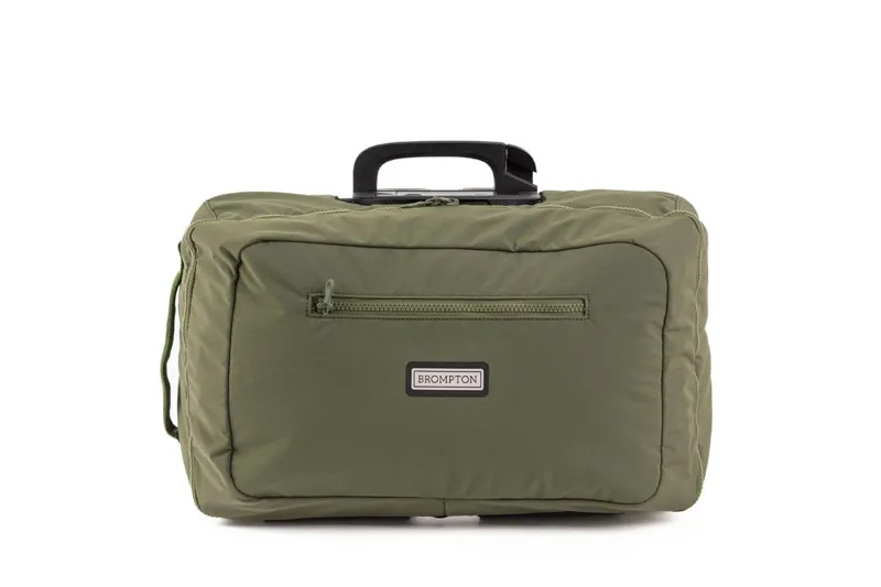 Brompton Electric Backpack M + Frame in Olive Green-3