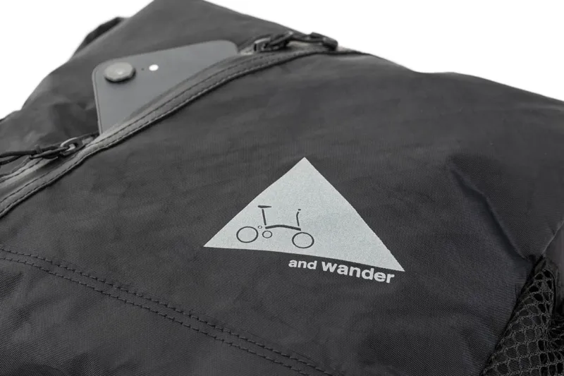 Brompton x and wander Backpack in black-6