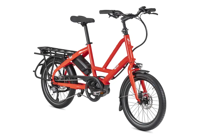 Tern Quick Haul D8 Active Plus Electric Cargo Bike 2026 in Tabasco Red-4