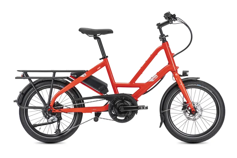 Tern Quick Haul D8 Active Plus Electric Cargo Bike 2026 in Tabasco Red