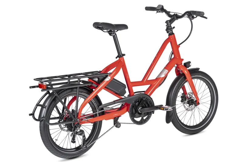 Tern Quick Haul D8 Active Plus Electric Cargo Bike 2026 in Tabasco Red-3
