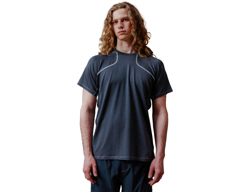 Endura Short Sleeve Corner Shirt  in Ombre Blue-1