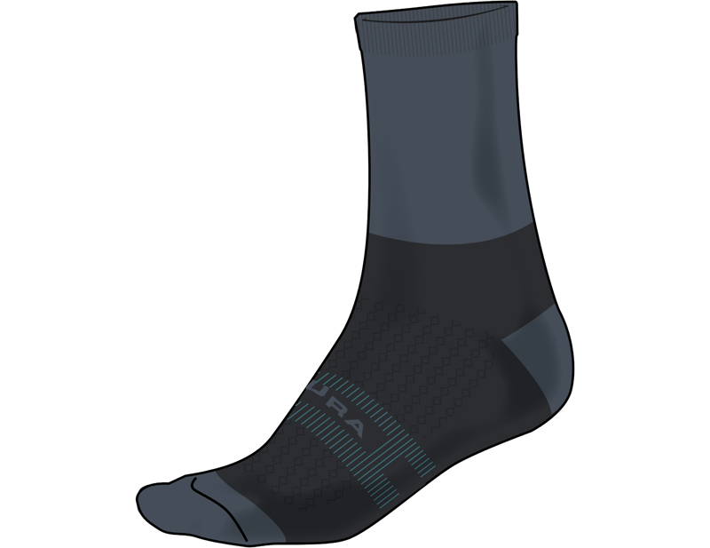 Endura Women's BaaBaa Merino Winter Cycling Socks in Black