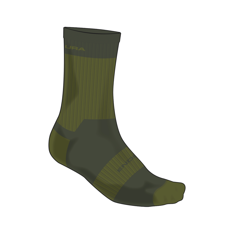 Balfes Bikes Endura Hummvee Waterproof Cycling Socks in Green | Free postage over £30, £10 off first order, price match & 0% finance.