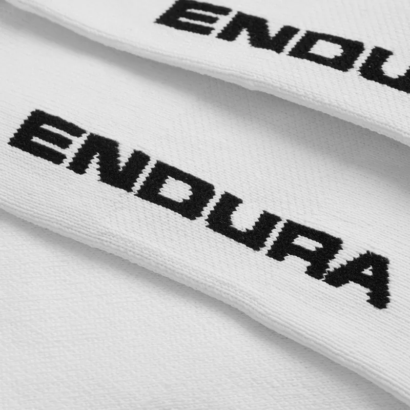 Endura Pro SL Power Cycling Socks in White-2