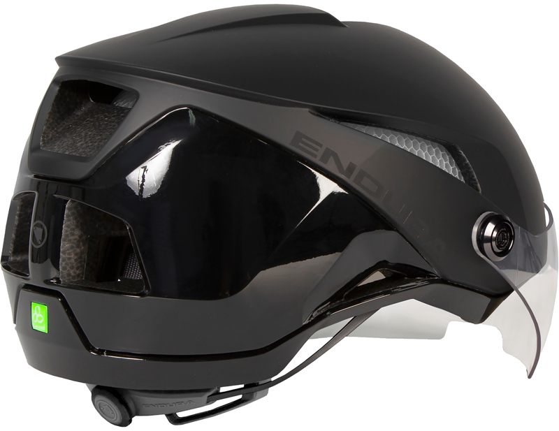 Endura SpeedPedelec Visor Helmet in Black -1