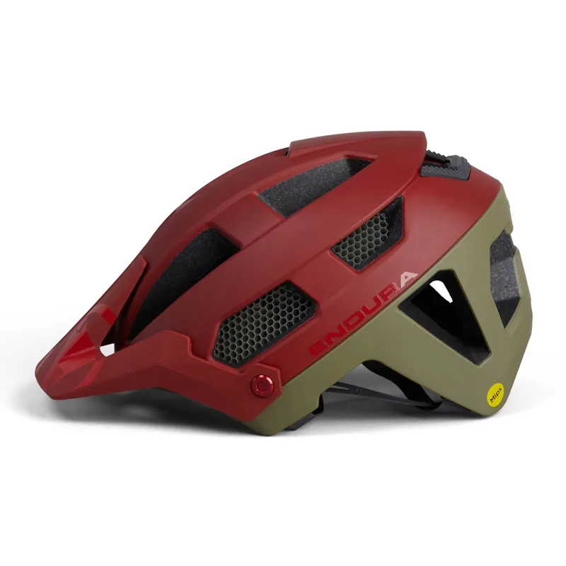 Endura SingleTrack MIPS Helmet in Brick Red-1