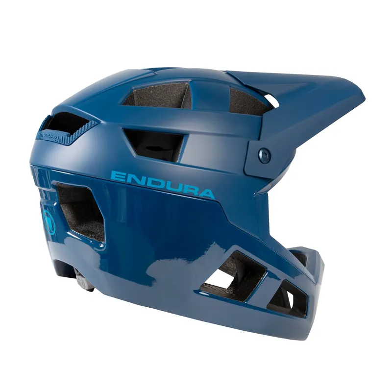 Endura SingleTrack Full Face Helmet in Blueberry-1