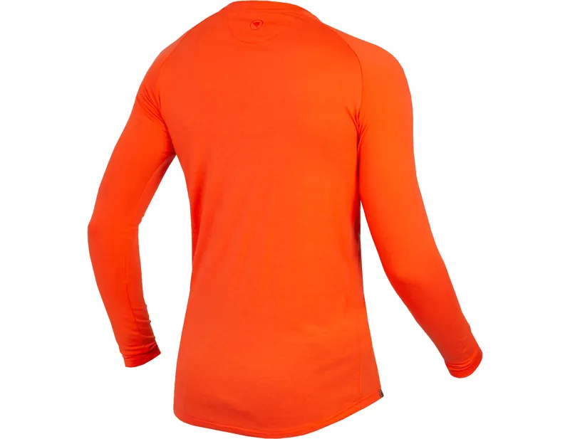 Endura BaaBaa Blend Long Sleeve Baselayer in Paprika-1
