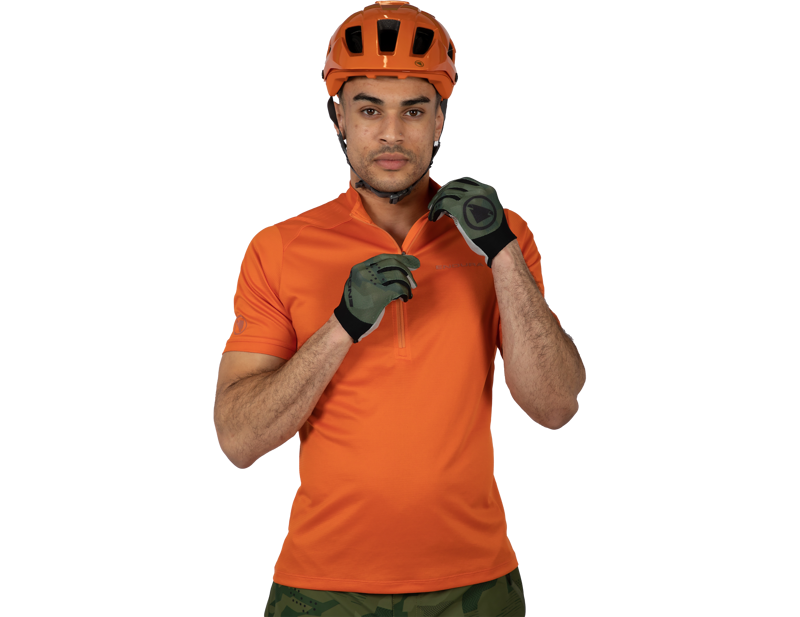 Endura Hummvee Short Sleeve Jersey II in Harvest-2