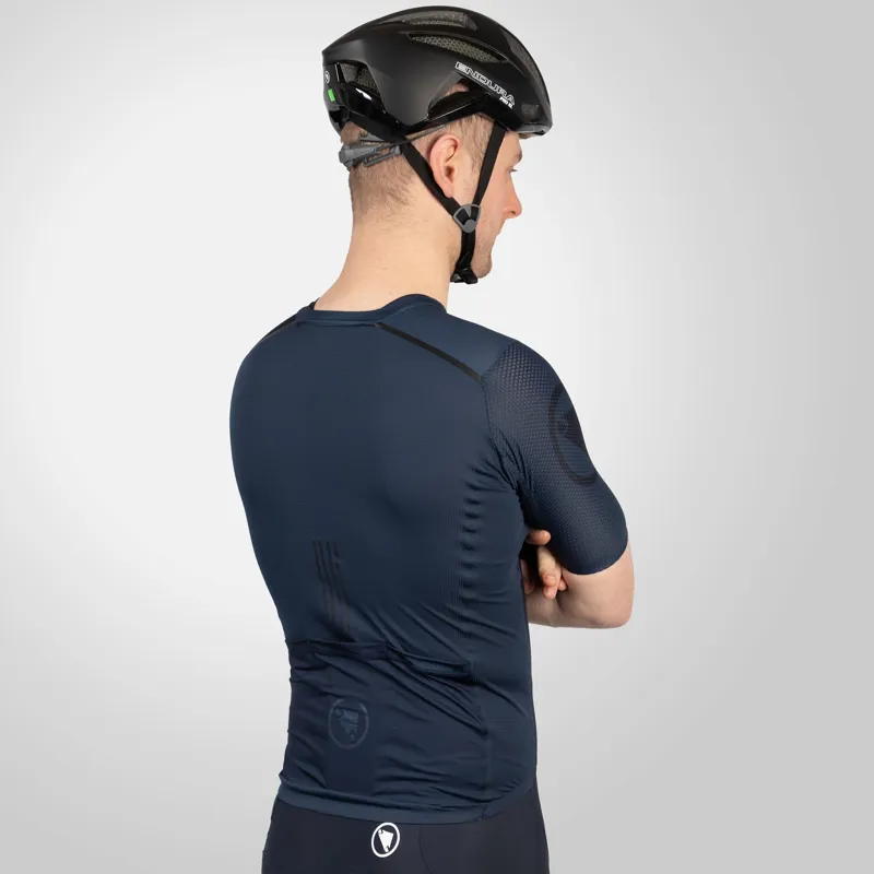 Endura Pro SL Race Short Sleeve Jersey in Ink Blue-3