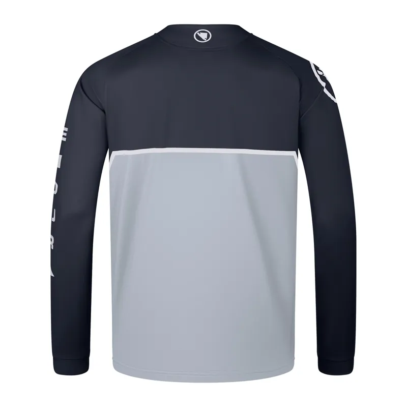Endura CORE Printed Long Sleeve Jersey in Black-1