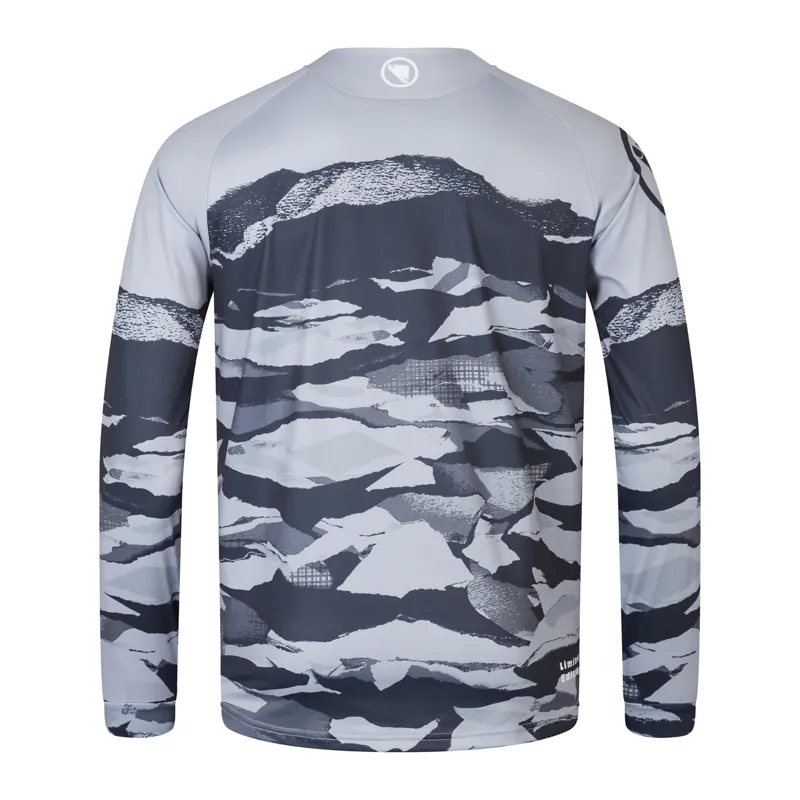 Endura MOUNTAIN CAMO LTD Printed Long Sleeve Jersey in Black-1