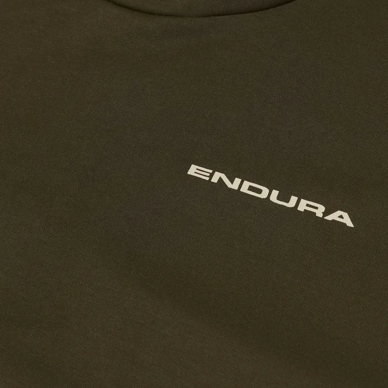Endura Loop L/S Tech Tee in Olive Green-7