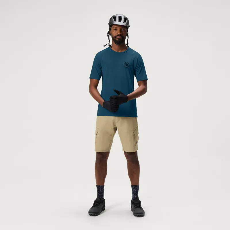 Endura Loop Short Sleeve Tech Tee in Barra Blue-2