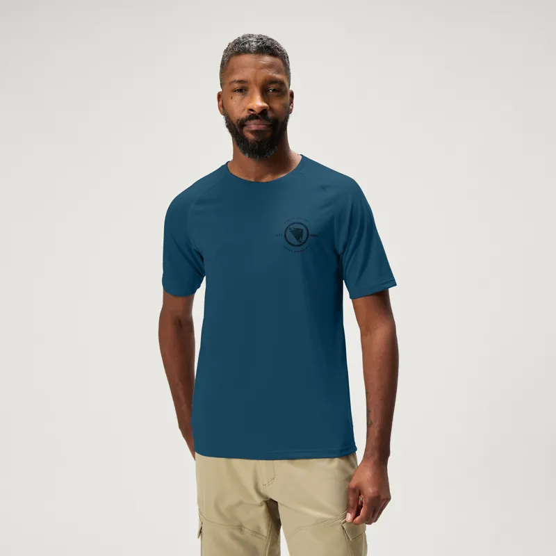 Endura Loop Short Sleeve Tech Tee in Barra Blue-3