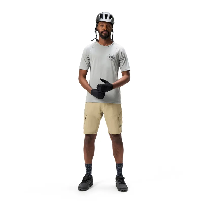 Endura Loop Short Sleeve Tech Tee in Dreich Grey-4