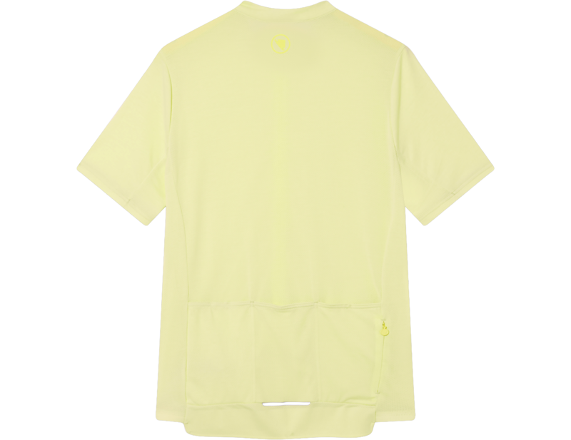 Endura Loop S/S Zipped Cycling Jersey in Oil Seed-1