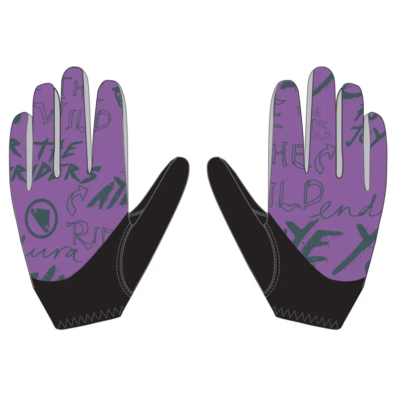 Endura Women's Hummvee Lite Icon Gloves in Purple-3