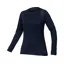 Endura Women's SingleTrack Long Sleeve Jersey in Midnight Navy