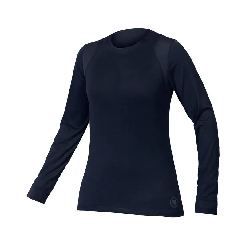Balfes Bikes Endura Women's SingleTrack Long Sleeve Jersey in Midnight Navy | Free postage over £30, £10 off first order, price match & 0% finance.
