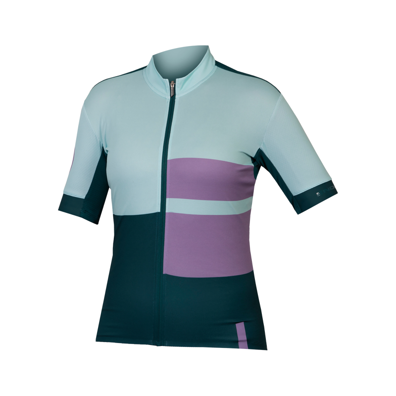 Balfes Bikes Endura Women's FS260 Print Short Sleeve Jersey in Violet | Free postage over £30, £10 off first order, price match & 0% finance.