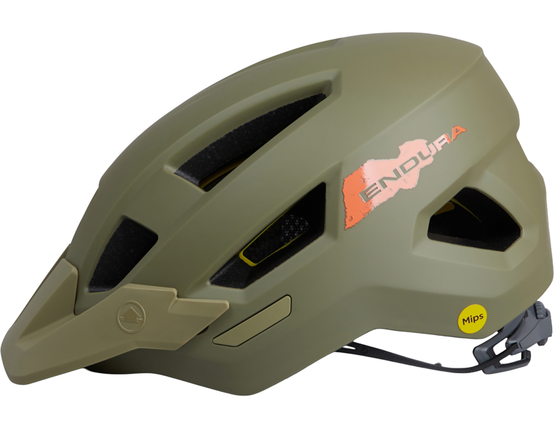 Endura Hummvee Youth MIPS Helmet in Green-1